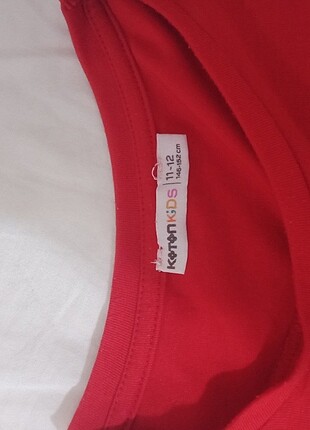 11-12 Yaş Beden kız çocuk t-shirt