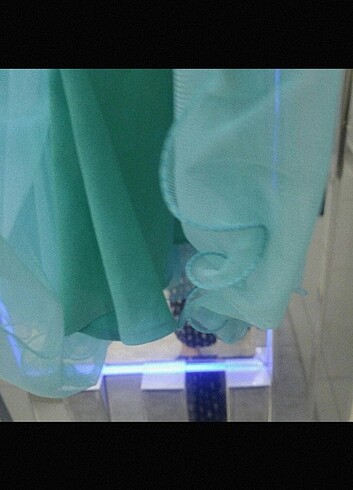 Yeşil mezuniyet elbisesi - Görsel 6