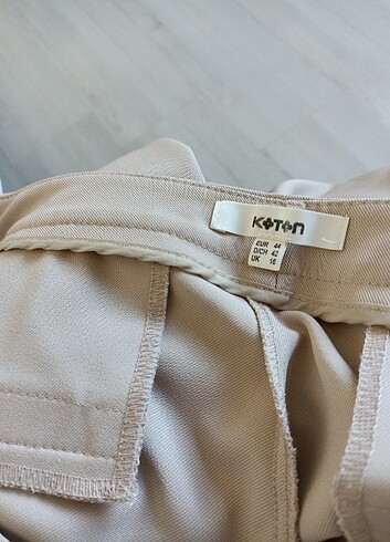 44 Beden Koton bej pantalon