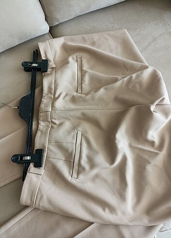 44 Beden ten rengi Renk Koton bej pantalon