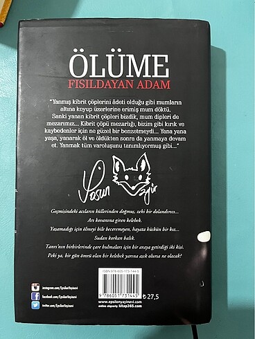  Ölüme Fısıldayan Adam Ciltli kitap