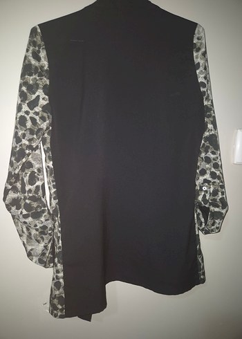 Leopar Desenli Kadın Blazer - Görsel 5