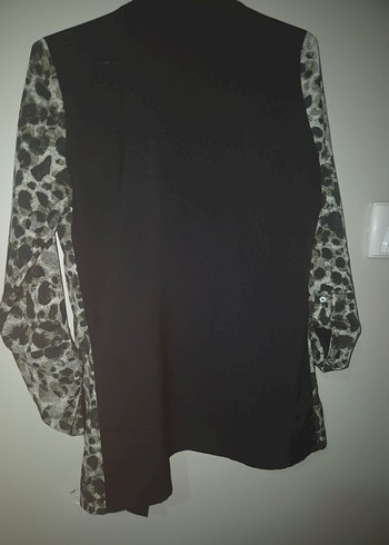 Leopar Desenli Kadın Blazer - Görsel 3