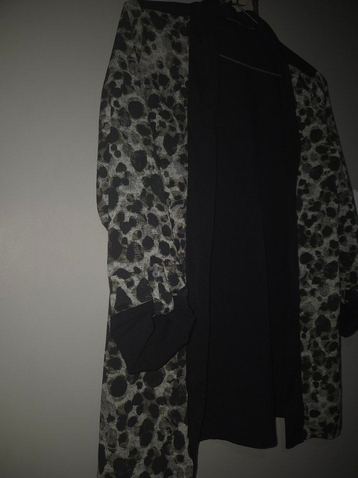 Leopar Desenli Kadın Blazer - Görsel 4