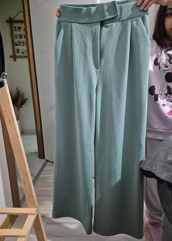 Palazzo Kumaş Pantolon - Görsel 2