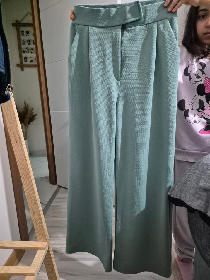 Palazzo Kumaş Pantolon - Görsel 2