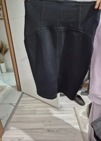 Siyah Ofis Mini Etek - Görsel 2