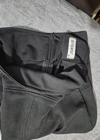 Siyah Ofis Mini Etek - Görsel 5