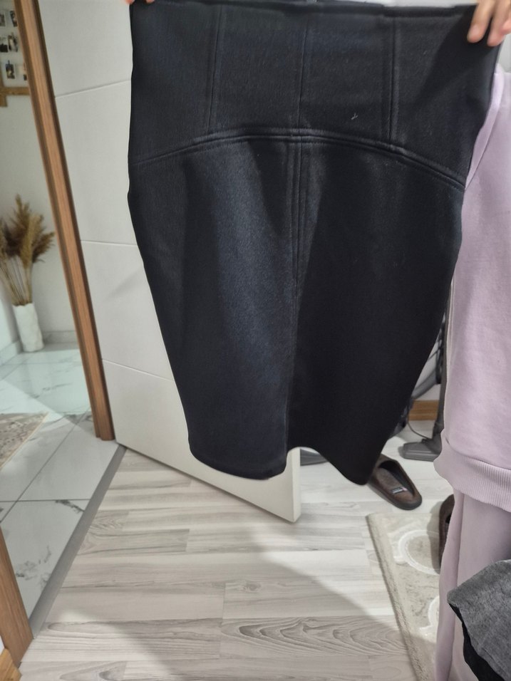 Siyah Ofis Mini Etek - Görsel 2