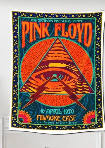 Pink Floyd 1970 Konser Duvar halısı