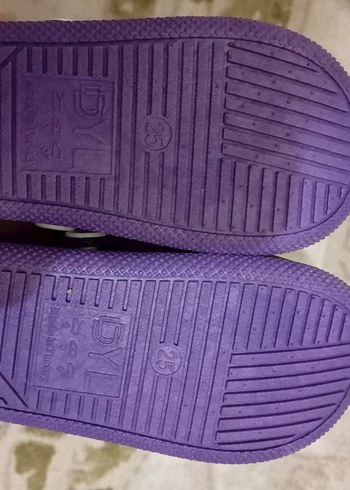 25 Beden mor Renk çocuk sandalet