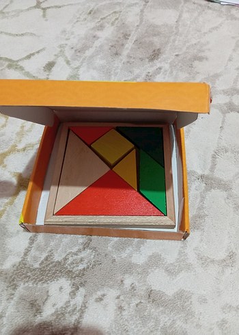 Renkli Ahşap Tangram - Görsel 4