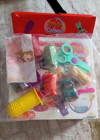 Renkli Oyun Hamuru Saç Tasarım Seti - Görsel 2