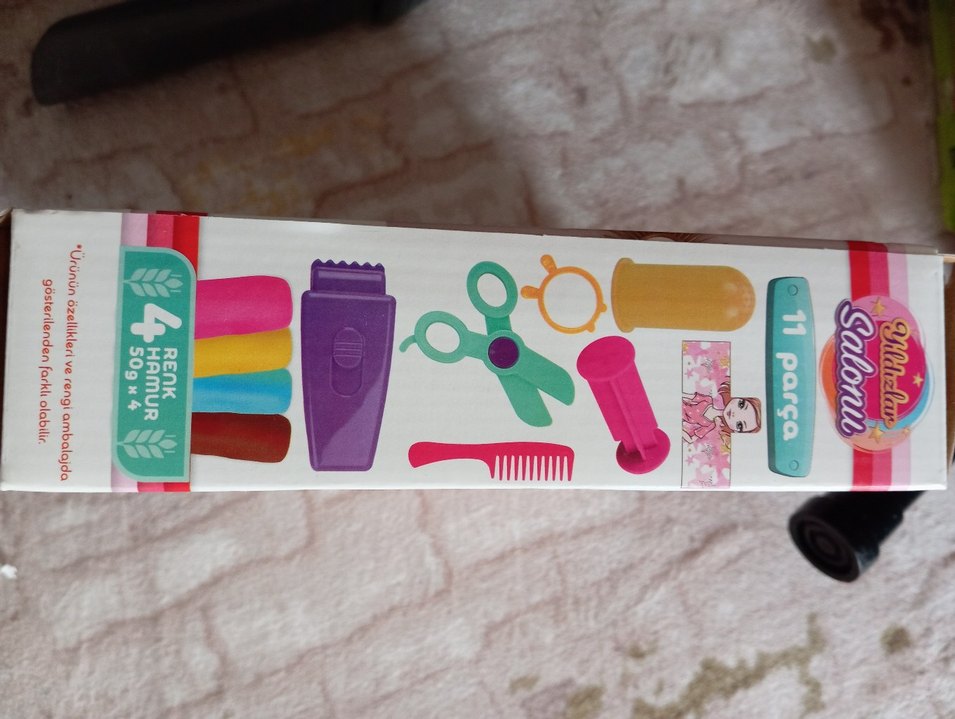 Renkli Oyun Hamuru Saç Tasarım Seti - Görsel 4