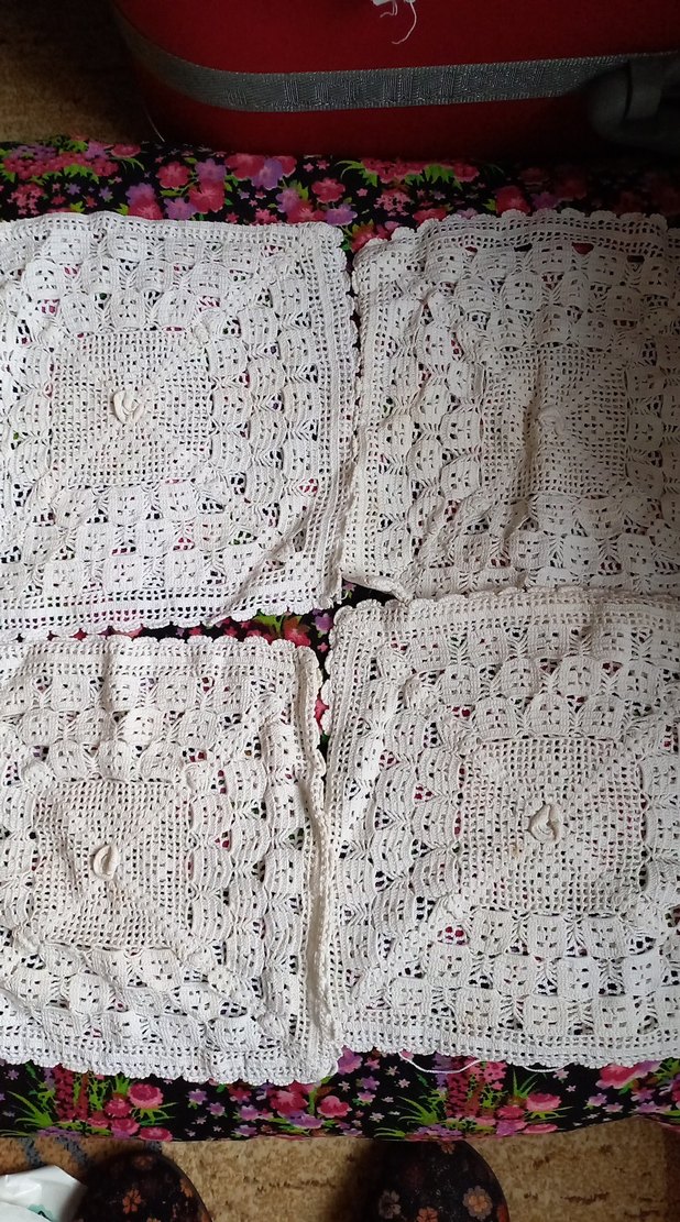 El Yapımı Bohem Örgü Kare 
 6 tane hiç kullanılmamış - Görsel 3