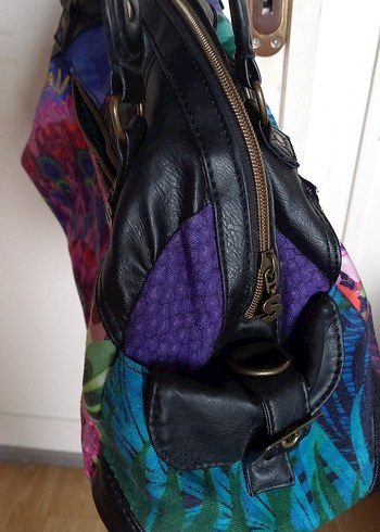 Tokalı Çok Renkli Bohem Kadın Çantası - Görsel 3