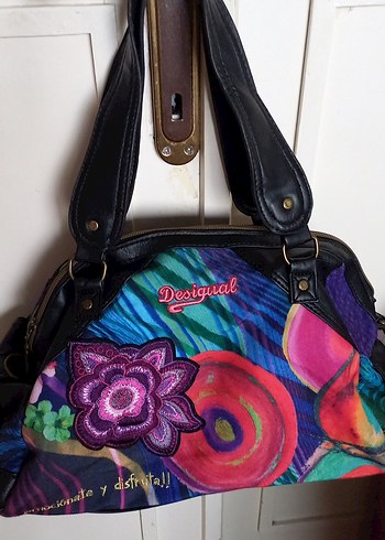 Tokalı Çok Renkli Bohem Kadın Çantası - Görsel 2