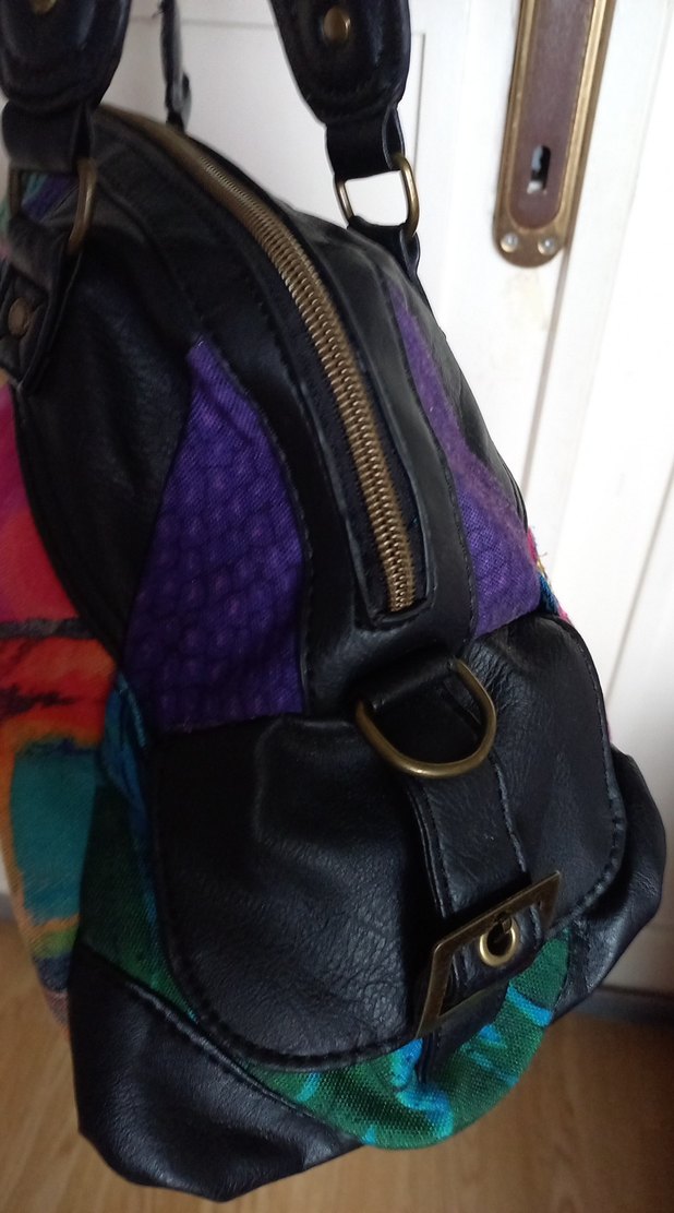 Tokalı Çok Renkli Bohem Kadın Çantası - Görsel 4