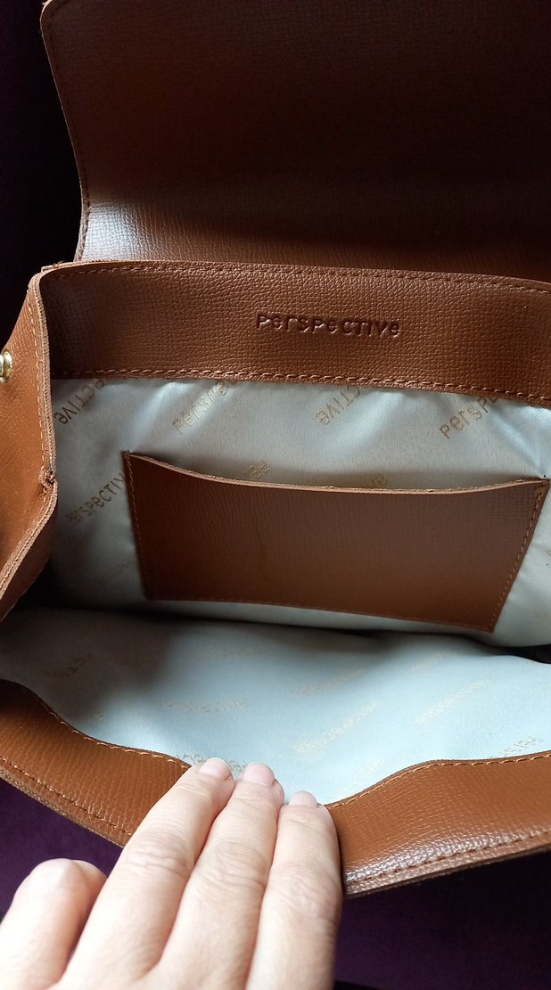 Minimalist Kahverengi Deri Kadın Çanta - Görsel 3