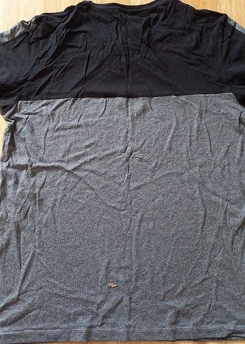 Gri Baskılı Erkek Kısa Kollu Tişört - Görsel 2