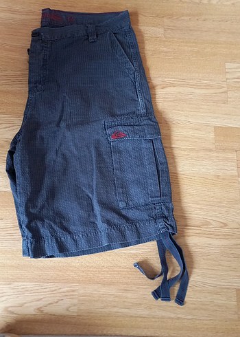 Erkek Lacivert Kemerli Denim Şort - Görsel 2