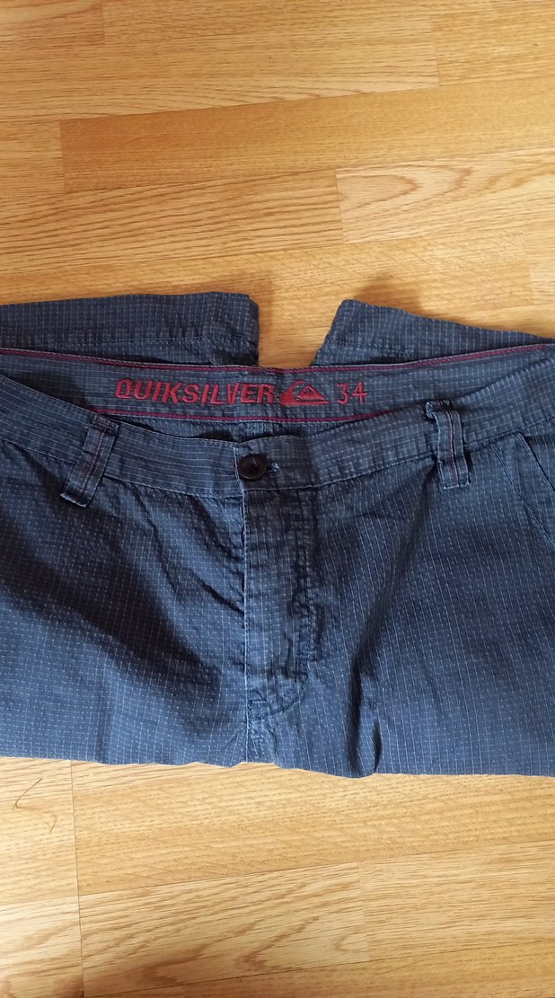 Erkek Lacivert Kemerli Denim Şort - Görsel 3
