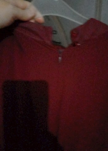 Bordo Uzun Kollu Yüksek Yakalı Kadın Elbise - Görsel 3