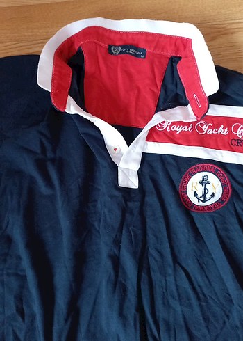 Lacivert Kısa Kollu Polo Tişört - Görsel 2