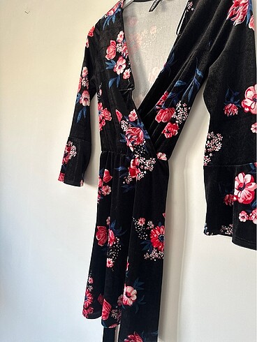 Hm kadife elbise - Görsel 3