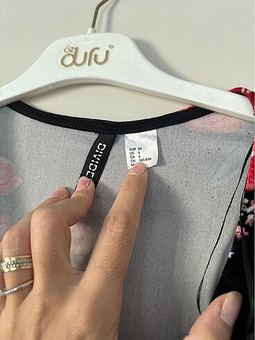 Hm kadife elbise - Görsel 2