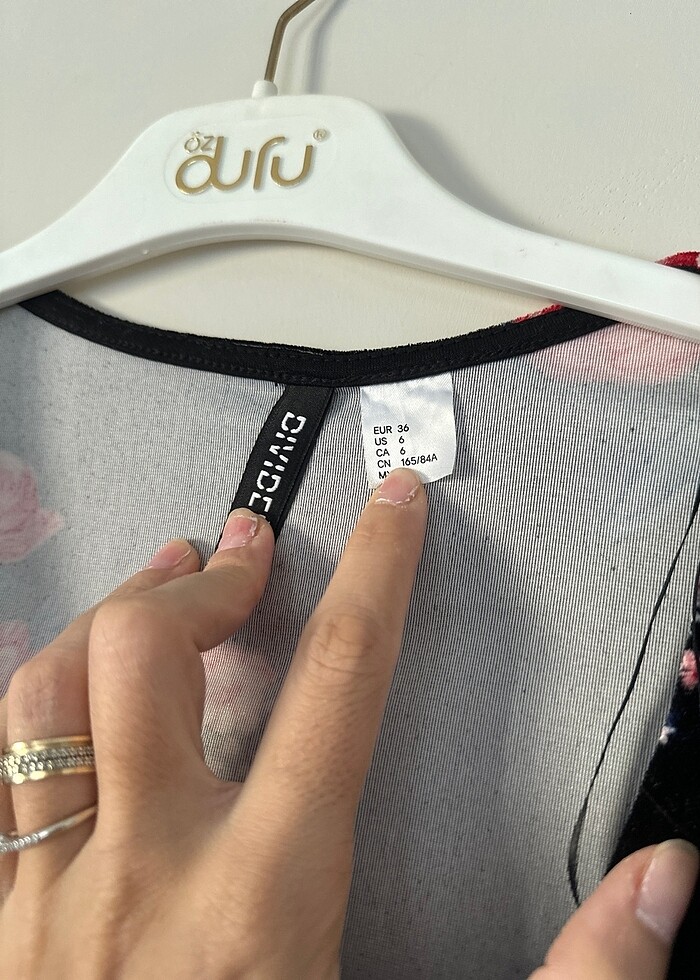 Hm kadife elbise - Görsel 2