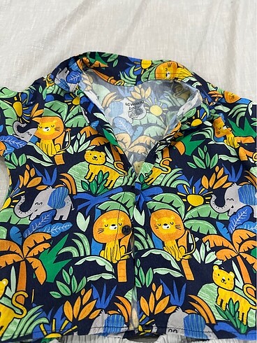 LC Waikiki erkek bebek şortlu takımı - Görsel 3