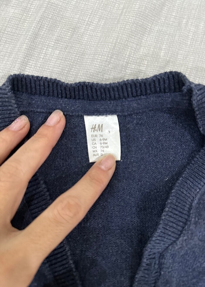 H&m erkek bebek hırka LC Waikiki erkek bebek gömlek - Görsel 3