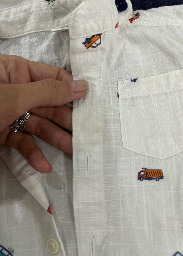 H&m erkek bebek hırka LC Waikiki erkek bebek gömlek - Görsel 4