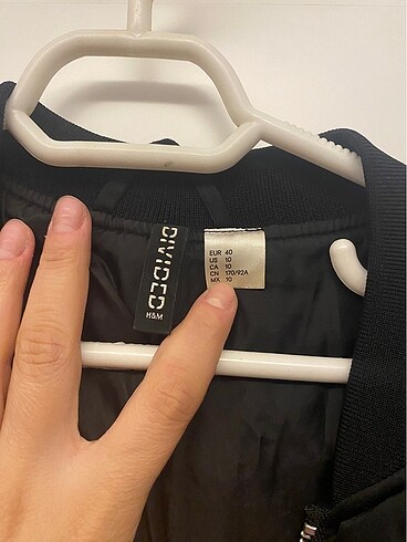 H&M HM SİYAH CEKET