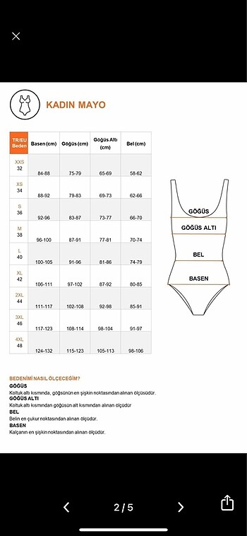 42 Beden çeşitli Renk C&a mayo hiç kullanılmadı