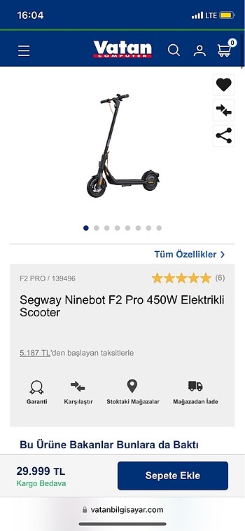 Segway ninebot f2 pro
