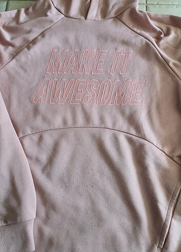 13-14 Yaş Beden pembe Renk Zara kız çocuk sweatshirt