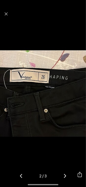 xs Beden siyah Renk Jeans pantolon