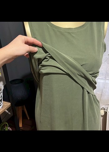 Mavi jeans Elbisesi - Görsel 3