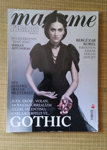 GOTHİC İÇERİKLİ MADAME FİGARO DERGİSİ (KASIM 2008)