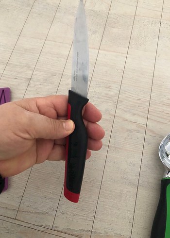 Tupperware  Kırmızı Siyah domatez  Bıçağı - Görsel 4