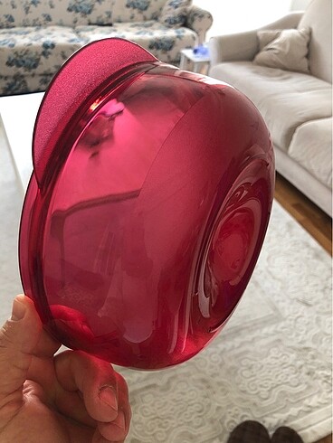 Beden kırmızı Renk Tupperware öikro kap 1.5 lt