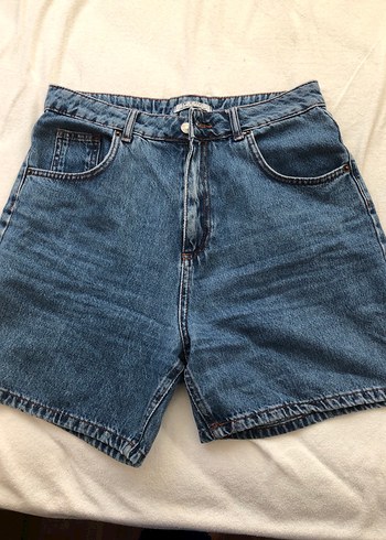 Mavi Rahat Kesim Kadın Denim kot Şort