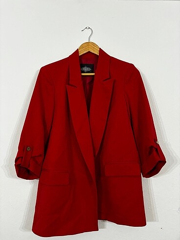 spazio kırmızı blazer