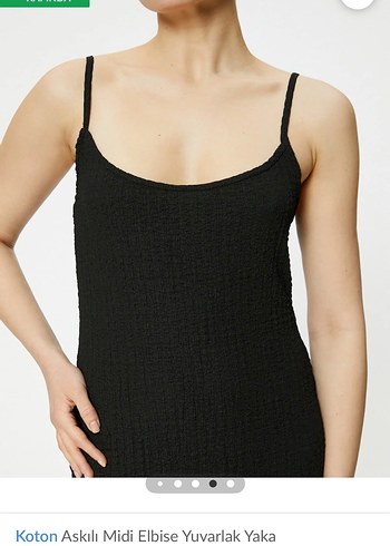 Koton Bürümcük Midi Elbise - Görsel 3