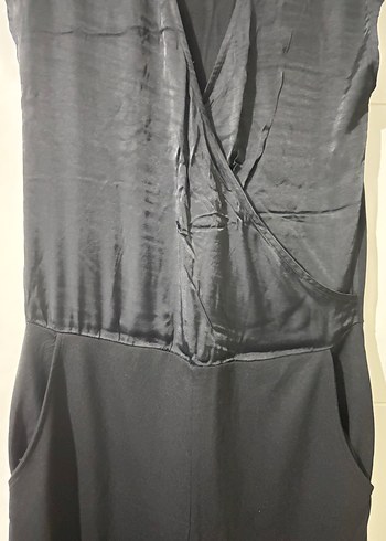 Saten Detaylı Tulum - Görsel 2