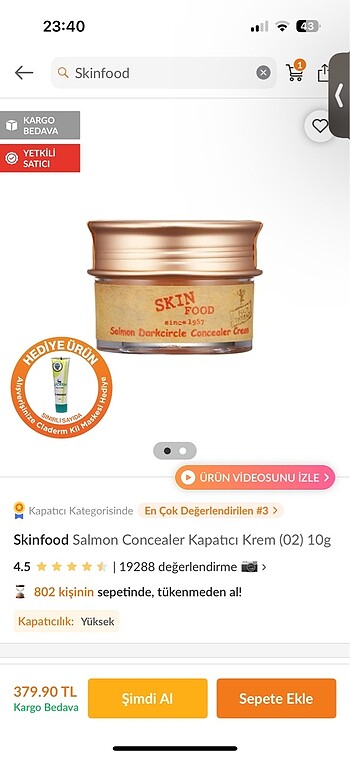 Skinfood Salmon Concealer Kapatıcı 02