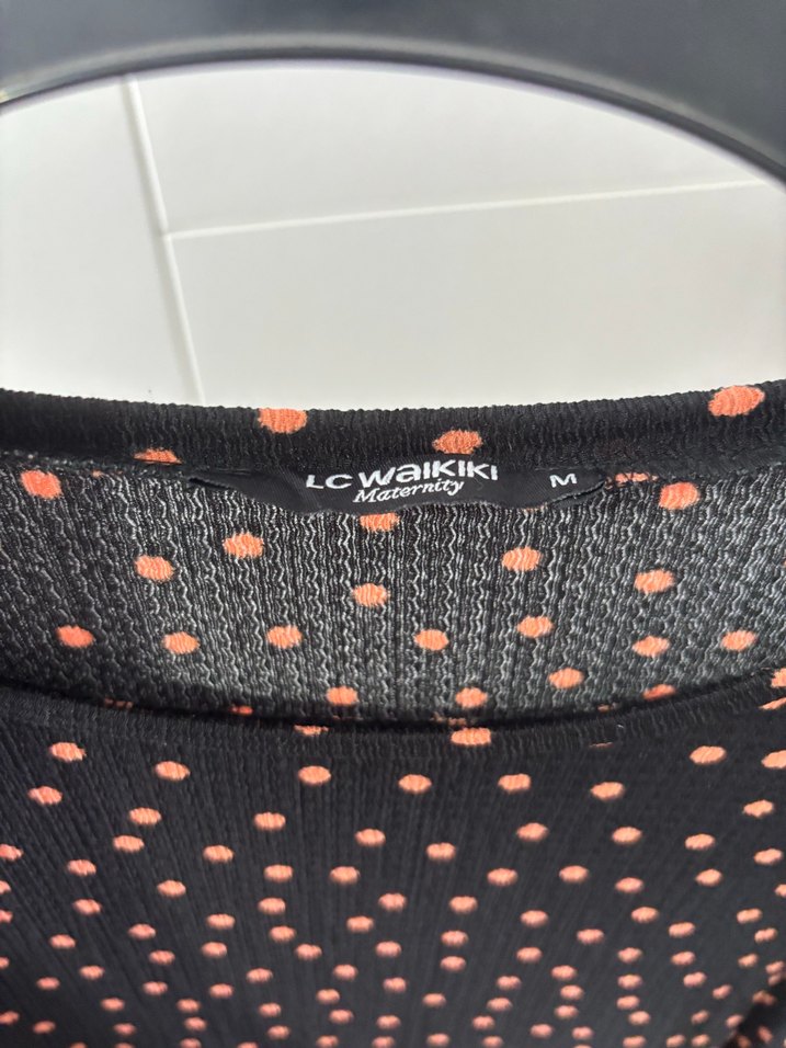 Lcw Siyah Puantiyeli Midi Elbise - Görsel 3