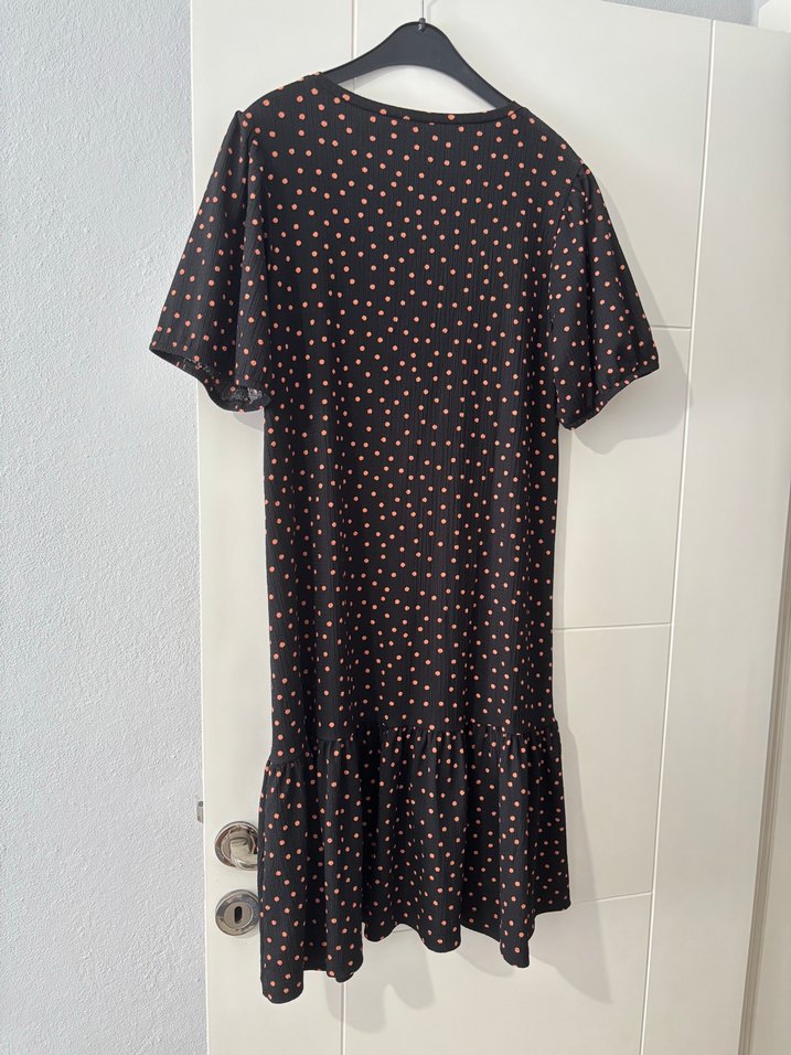 Lcw Siyah Puantiyeli Midi Elbise - Görsel 2